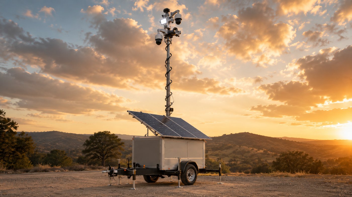 Hawk Surveillance Mobile Command Primary Unit mobile surveillance trailer